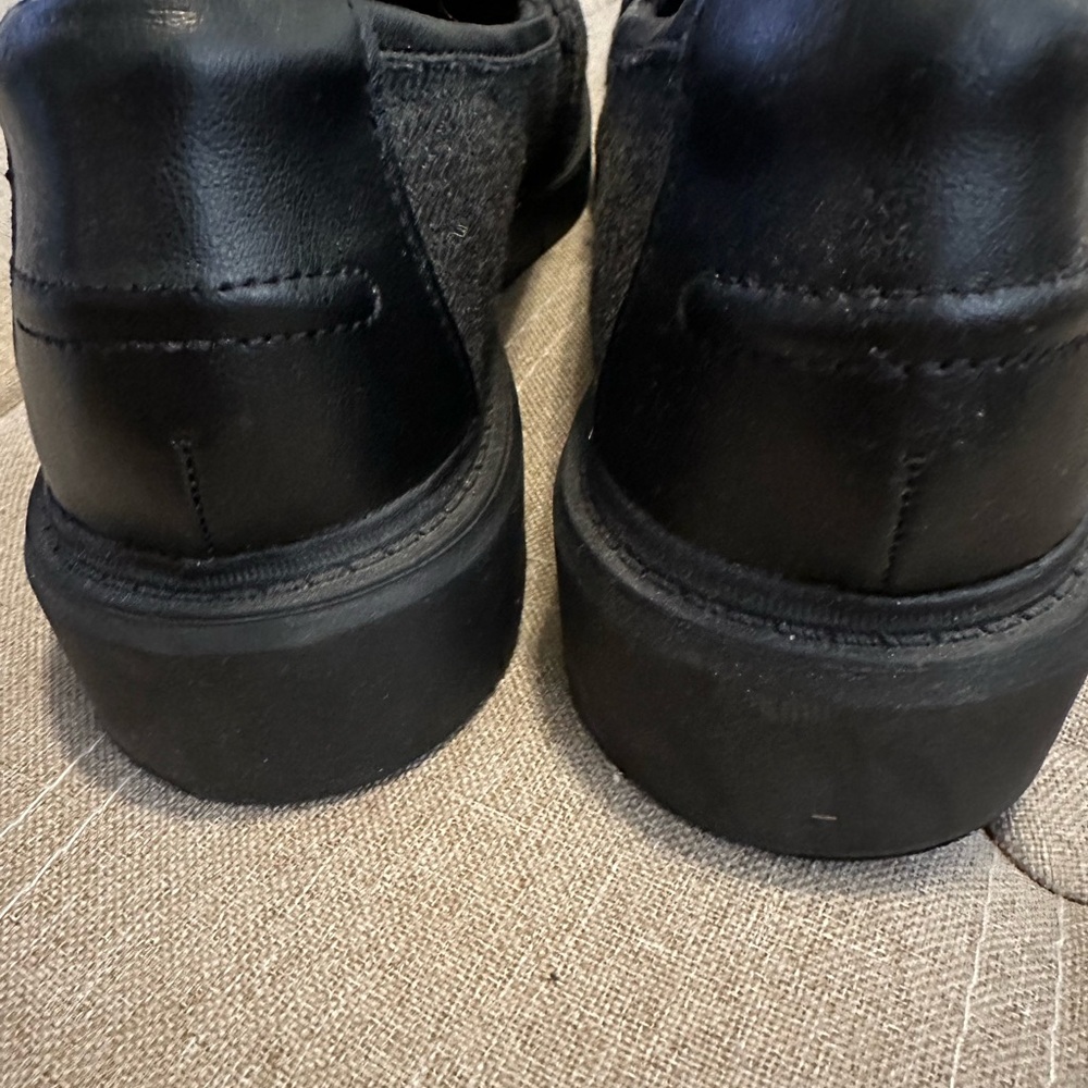 Clarks Tweed and Leather Loafers Size 10M - Picture 2 of 6